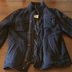 Large blue coat from Abercrombie